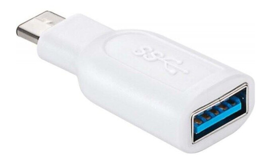 Pro USB 3.0 Adapter Type A til C Hvit