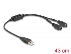 Delock USB Til PS/2 Adapter Delock USB Til PS/2 Adapter