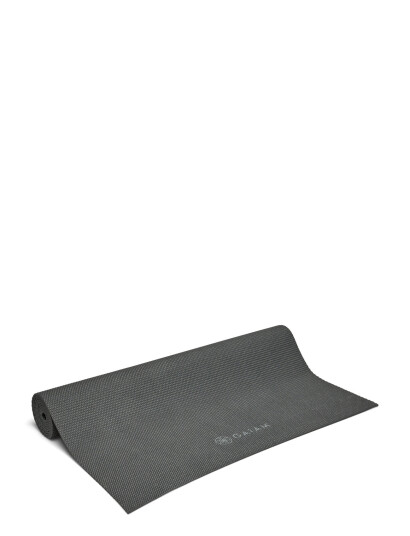 Gaiam Folkstone Grey Yoga Mat 3Mm Solid - Grey - ONE SIZE Gaiam Folkstone Grey Yoga Mat 3Mm Solid - Grey - ONE SIZE