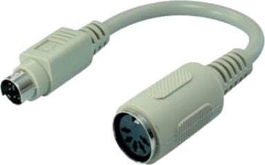 Shiverpeaks Bs78396 0,2 M 6-P Mini-Din Hankjønn Hunkjønn Grå 1 Stykker
