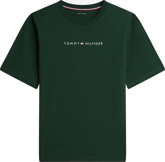 Tommy Hilfiger Ss Tee Cont. Logo   NOCTURNAL GREEN   L