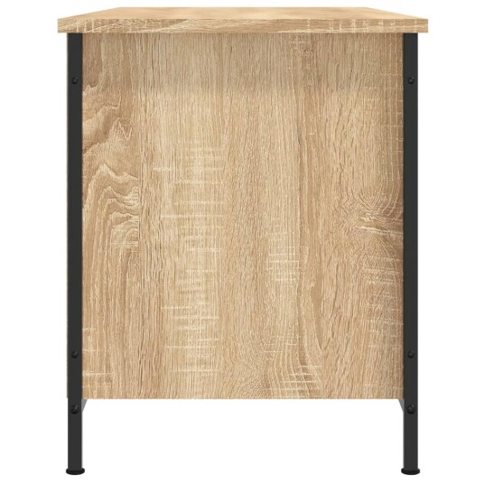 vidaXL TV-benk sonoma eik 100x40x50 cm konstruert tre