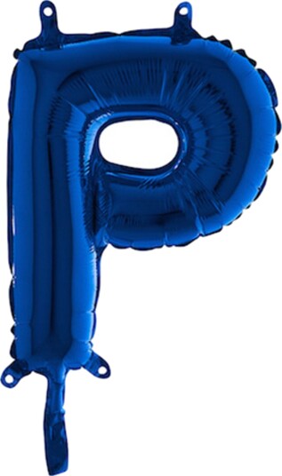 Ballongkungen Bokstavballong Mini Blå Bokstav P 14350B