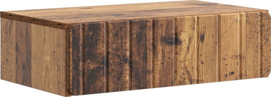 vidaXL Vegghengt Sidebord Gammelt tre 59 x 34,5 x 17 cm Konstruert tre