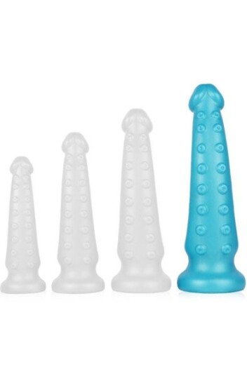Tentakel Dildo Blue 33 cm