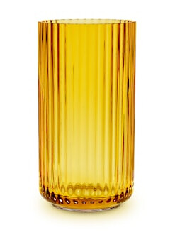 Lyngby Vase Amber Munnblåst Glass H 15,5 cm Lyngby Vase Amber Munnblåst Glass H 15,5 cm