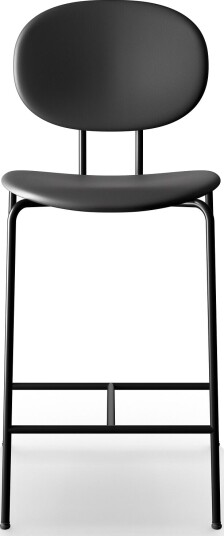 Sibast Furniture Piet Hein Barkrakk Sort i Sort Skinn