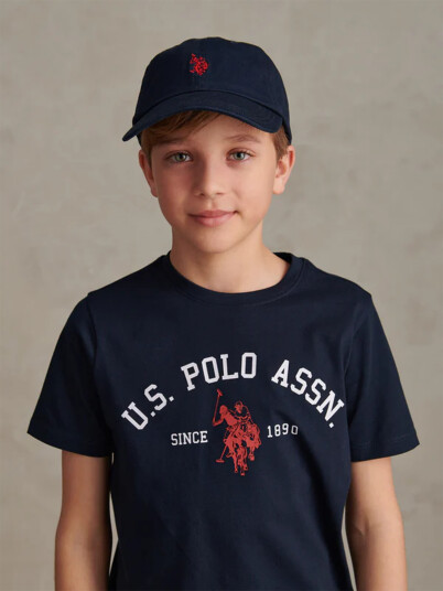 U.S. Polo Assn. Junior Outline Dhm Washed Casual Cap Blå ONE SIZE