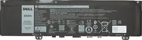 Dell-Batteri 38Whr 3 Celler 0F62G0