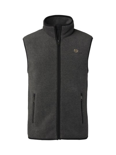 Chevalier Mainstone Fleecevest Anthracite w Black Herre 3XL