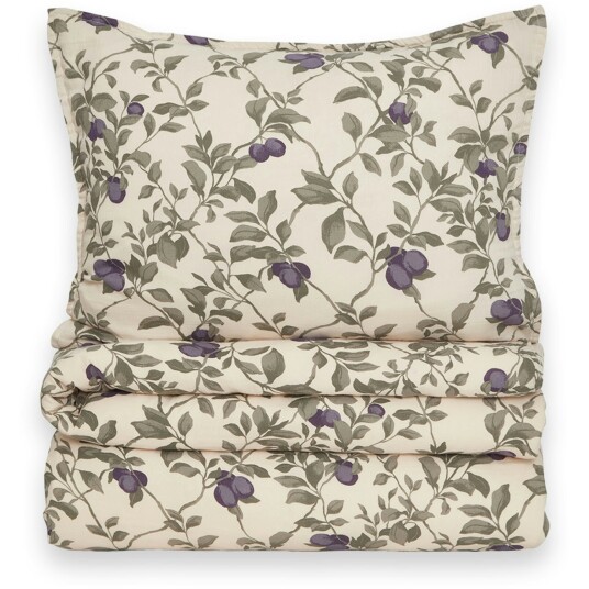 Garbo & Friends Plum Muslin Sengesett 140x200 + 50x70 cm