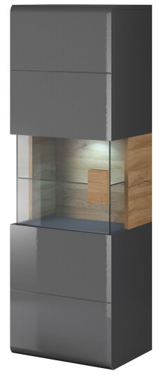 Toreno Vitrine 39x53 cm Antrasitt / Natur