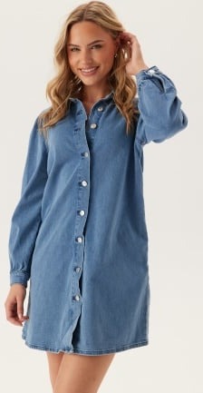 ONLY Onlalma L/S Dress DNM Medium Blue Denim L ONLY Onlalma L/S Dress DNM Medium Blue Denim L
