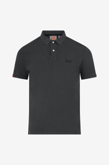 Superdry Pologenser Vint Destroy Polo Svart