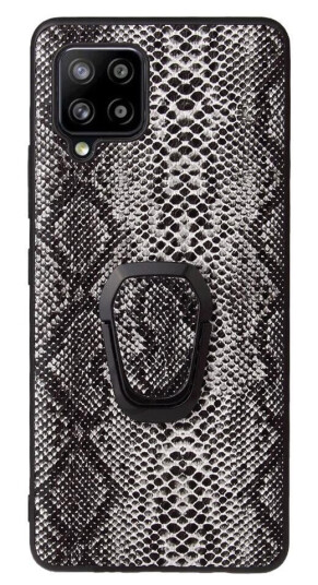 INCOVER Samsung Galaxy A42 (5G) Plast Bakdeksel med Stativ og Ring - Slange