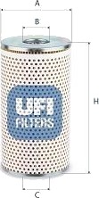 Oljefilter UFI 25.430.00 Oljefilter UFI 25.430.00