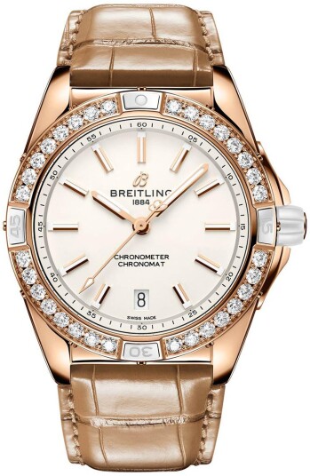 Breitling Dameklokke R17356531G1P1 Super Chronomat Automatic 38 Breitling Dameklokke R17356531G1P1 Super Chronomat Automatic 38
