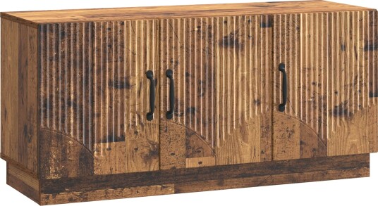 TV skap Gammelt tre 99 x 34,5 x 47 cm Konstruert tre