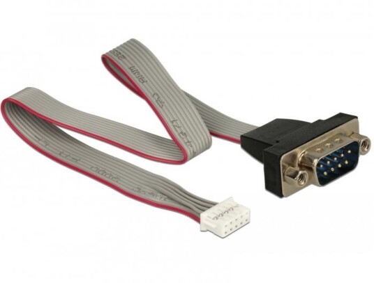 Delock Seriellkabel DB 9 Til 9 Pin Header 0.3m Delock Seriellkabel DB 9 Til 9 Pin Header 0.3m