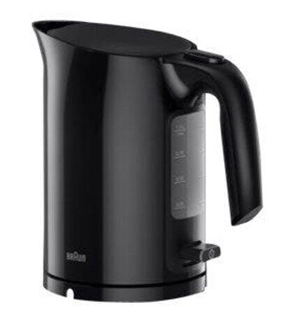 Braun WK3000 PurEase Vannkoker 1L 2200W Svart med Tørrkokingsbeskyttelse