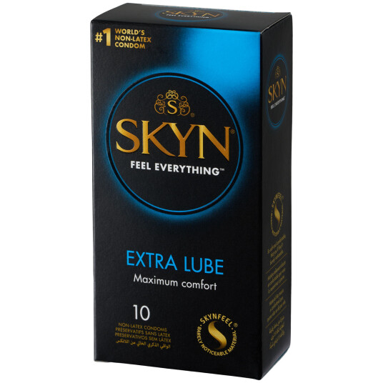 SKYN Extra Lube Lateks Frie Kondomer 12 stk   - Klar