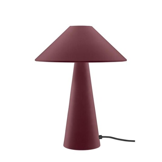 Globen Lighting Cannes Bordlampe Burgunder
