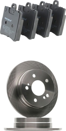 Bremseskiver og -klosser RIDEX 3405B2438