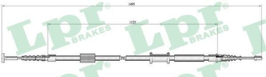 Bremsewire LPR C1448B