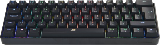 Blackstorm RGB Mech 2 Dual Mode 60 Gamingtastatur 10 Timer USB-A/USB-C Svart