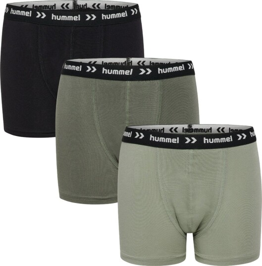 Hummel Boxershorts hmlJR Teddy 3 pack Castor Grå Hummel 3 4 år (98 104) Boxershorts Armygrønn Grønn Svart Hummel Boxershorts hmlJR Teddy 3 pack Castor Grå Hummel 3 4 år (98 104) Boxershorts Armygrønn Grønn Svart