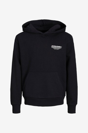 Jack & Jones Junior Hettegenser jjOlive Sweat Hood Jnr Svart