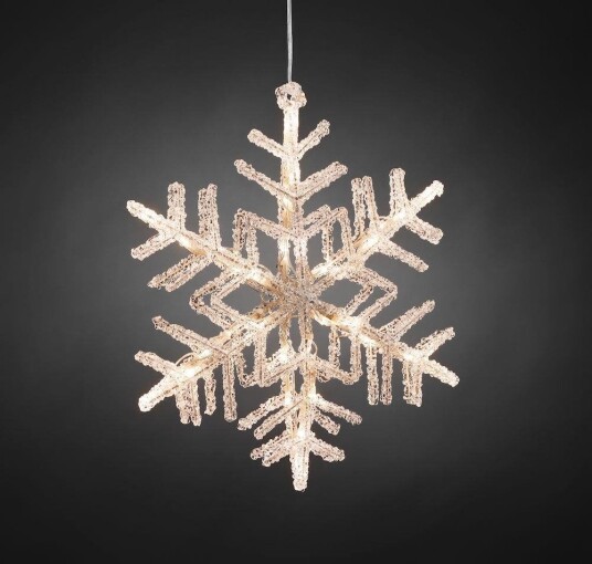 Konstsmide 4446-103 Snøkrystall hvit, LED, 30 cm 1552809-02-0 1714866-01-0 Konstsmide 4446-103 Snøkrystall hvit, LED, 30 cm 1552809-02-0 1714866-01-0