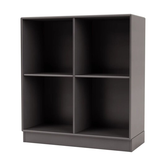Montana SHOW hylle 69,6 x 69,6 cm, sokkel 7 cm 35 Coffee