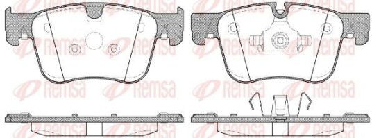 Bremseklosser REMSA 1560.00 Bremseklosser REMSA 1560.00