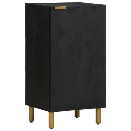 Skjenk svart 40x33x75 cm konstruert tre Skjenk svart 40x33x75 cm konstruert tre