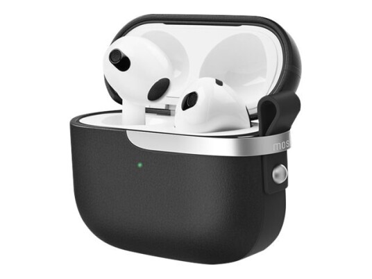 Moshi Pebbo Luxe for AirPods 3 Black Moshi Pebbo Luxe for AirPods 3 Black