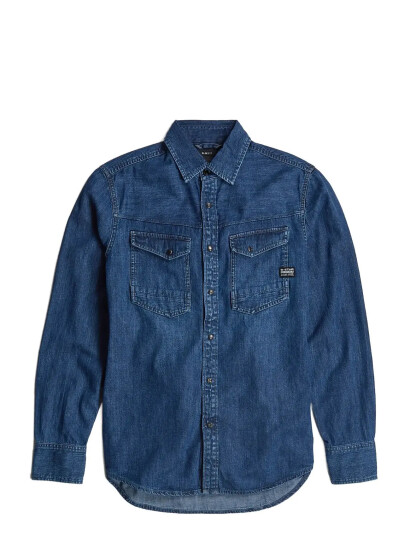 G-Star Dakota Slim Shirt L\S - Blue - S G-Star Dakota Slim Shirt L\S - Blue - S