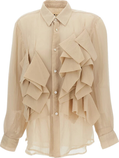 Comme des Garçons Dame Bluser & Skjorter Beige S,