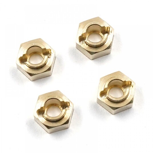 Yeah Racing TR4M-005GD BRASS HEX ADAPTOR FITS TRX-4M