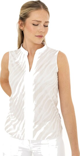 Func Factory Zoe Golf pologenser dame White Wood (874)