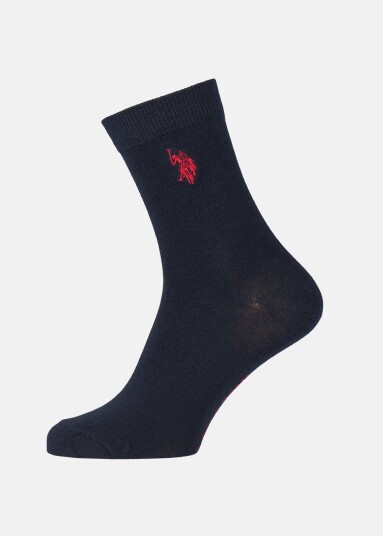 Us Polo 3 Pack Socks Aubrey Dark Sapphire 36/39 Bomullsstrømper