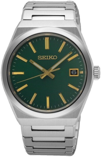 Seiko Herreklokke SUR601P1 Sport Grønn/Stål Ø38.5 mm
