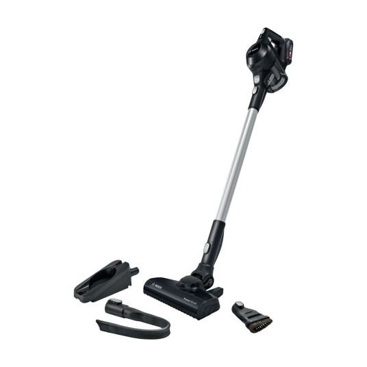 Bosch Unlimited 6 Trådløs Skaftstøvsuger Sort med 2 Munnstykker BBS611BSC