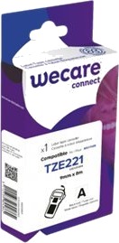 Wecare Connect Hvit Rull 0,9 Cm X 8 M 1 KassettEr Merketape For Brother Pt D210 D600 H110 P Touch Pt 1005 D200 D450 E550 H105 H110 P300 P900