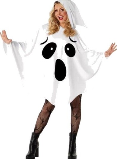 Halloween Spøkelseskostyme til Dame