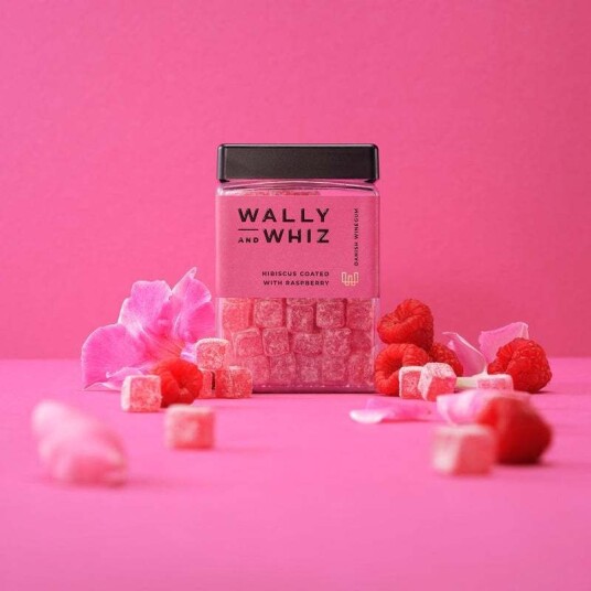 Wally And Whiz Hibiscus Med Hindbær Cube 240G Wally And Whiz Hibiscus Med Hindbær Cube 240G