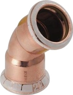 Bøjning Cug 45Gr 28Mm Mf/Mf T/Gas
