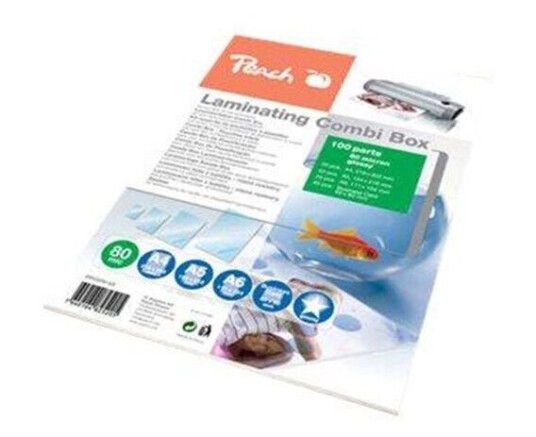 Peach - 100-pack - lamination pouches