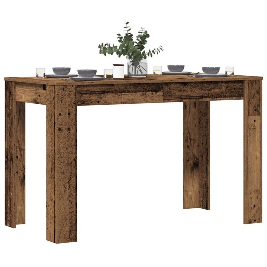  Spisebord gammelt tre 120x60x76 cm konstruert tre 8721158434357