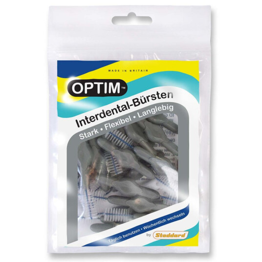 25 stk. Optim Gap børster XL 1,3 mm. ISO 7 GRÅ 25 stk. Optim Gap børster XL 1,3 mm. ISO 7 GRÅ